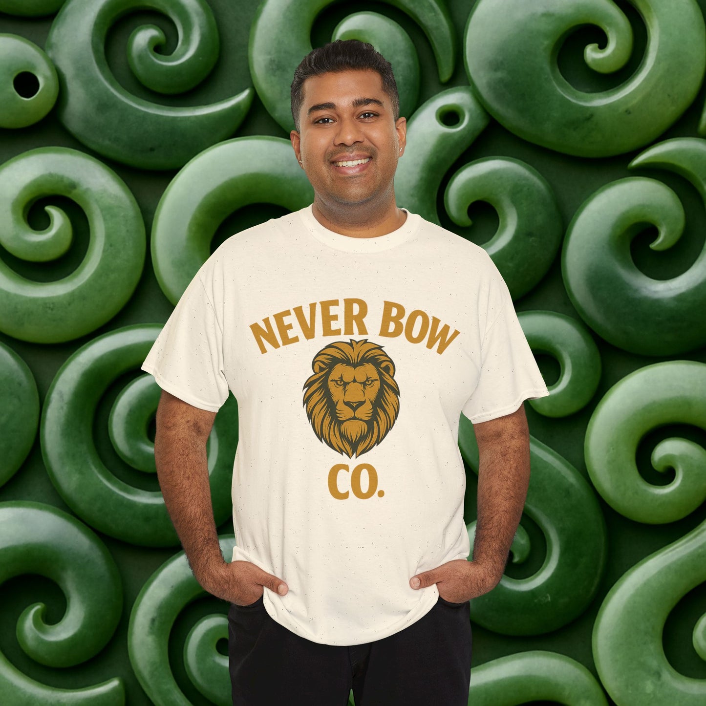 Never Bow Co. Heavy Tee – Murderers Beach | Built for warriors who rise from chaos, this premium cotton armour speaks truth and grit. Every stitch defies silence, every wear declares strength.