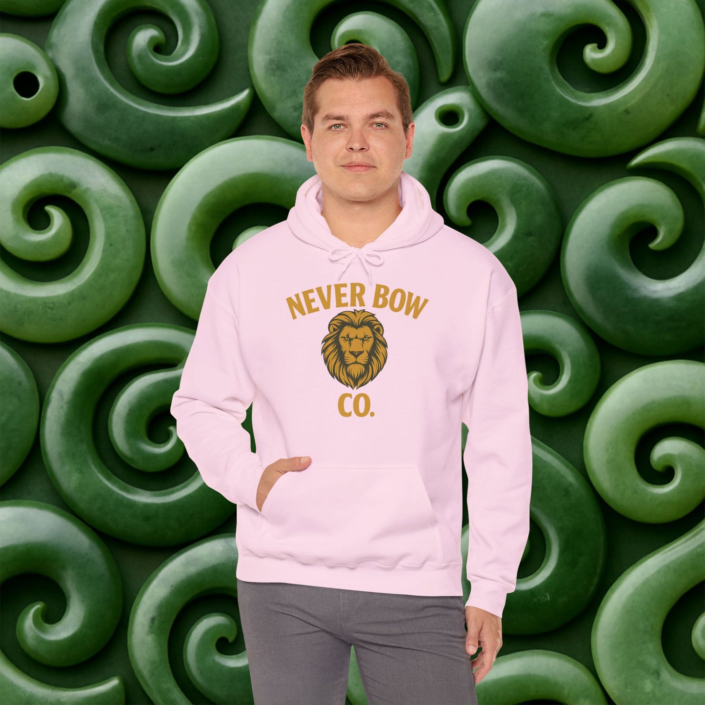 Never Bow Co “Love Is My Religion” Lion Crown Hoodie — Streetwear for Warriors Who Refuse to Break, Built for Comfort, Strength, and Soul, Carry Truth Fiercely, Love Boldly, and Never Bow Against the System.