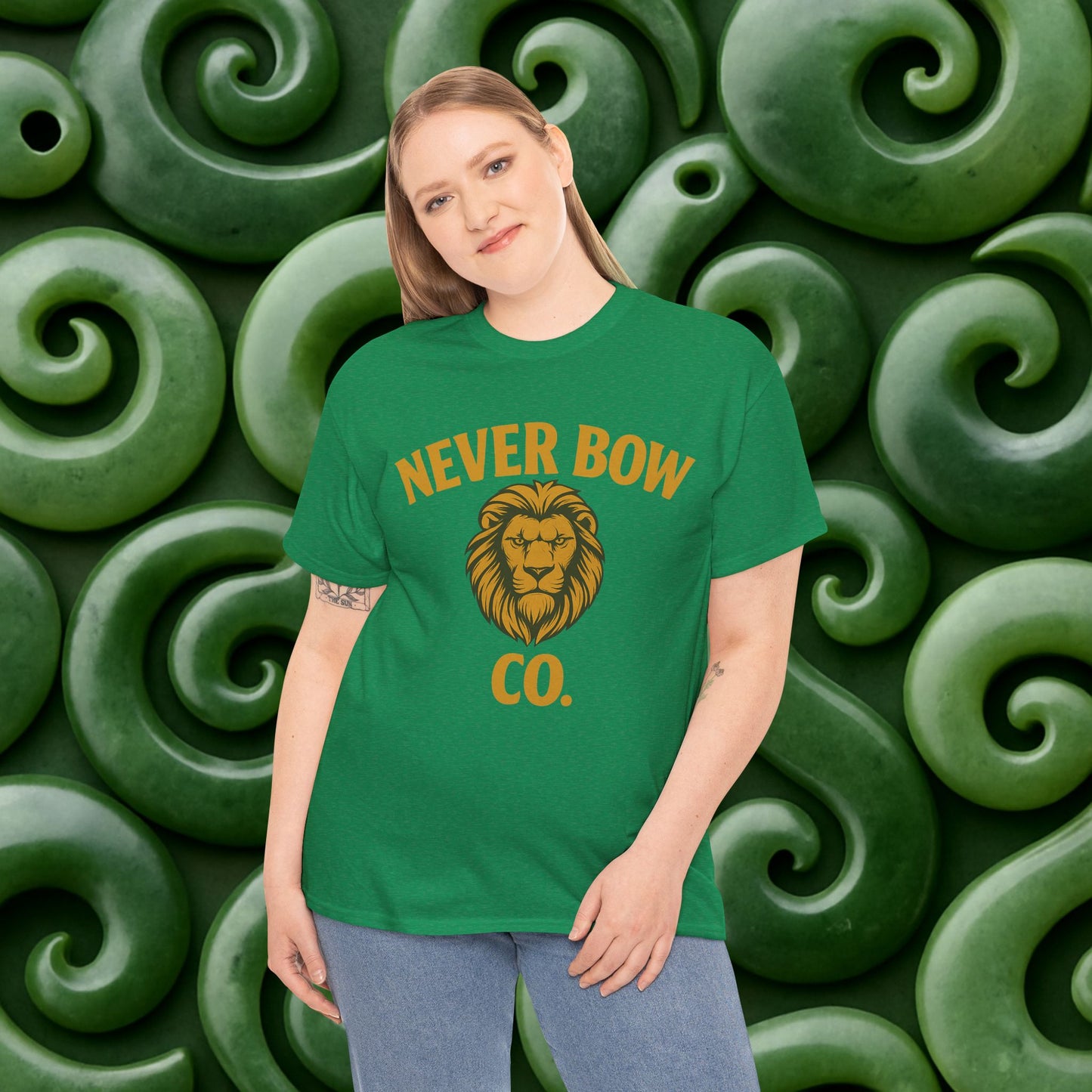 Never Bow Co. Heavy Tee – Murderers Beach | Built for warriors who rise from chaos, this premium cotton armour speaks truth and grit. Every stitch defies silence, every wear declares strength.