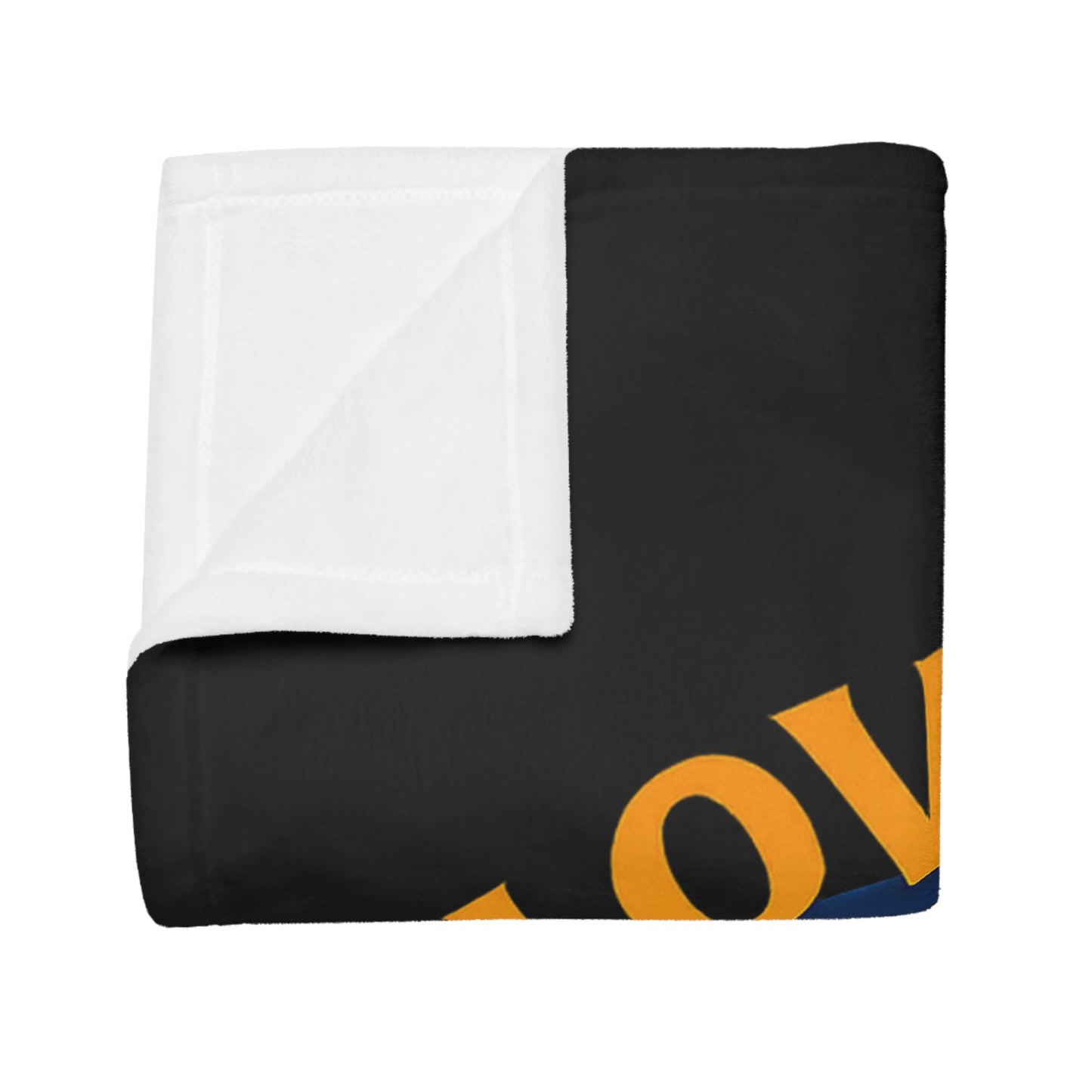 Never Bow Co. "Love Is My Religion" - Spiritual Love Plush Fleece Blanket, Cozy Home Decor, Gift for Animal Lovers, Meditation Blanket, Inspirational Throw