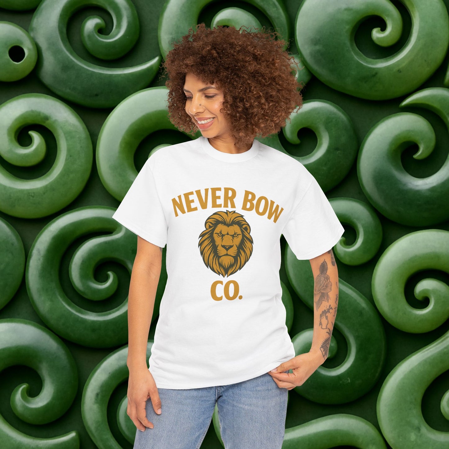 Never Bow Co. Heavy Tee – Murderers Beach | Built for warriors who rise from chaos, this premium cotton armour speaks truth and grit. Every stitch defies silence, every wear declares strength.