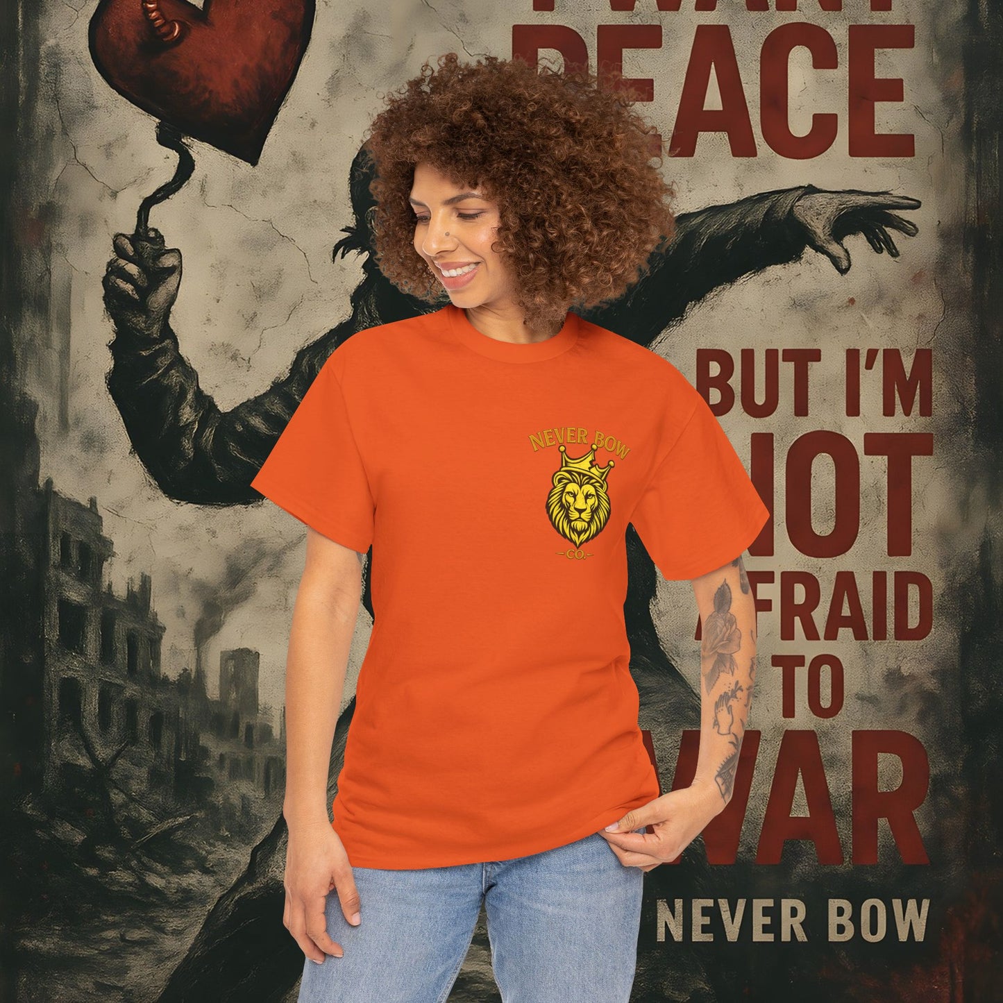 Never Bow Co “You Broke Nuremberg Code” Graphic Tee — Fearless Statement Shirt for Rebels, Truth-Seekers, and Warriors Who Refuse to Be Silenced, Built to Ignite Courage, Spark Conversation, and Stand...