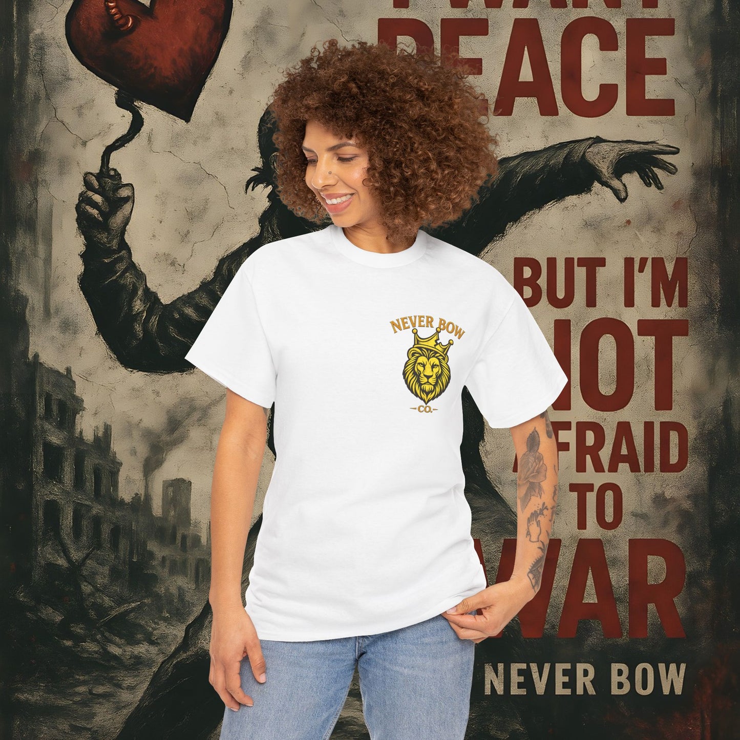 Never Bow Co “You Broke Nuremberg Code” Graphic Tee — Fearless Statement Shirt for Rebels, Truth-Seekers, and Warriors Who Refuse to Be Silenced, Built to Ignite Courage, Spark Conversation, and Stand...