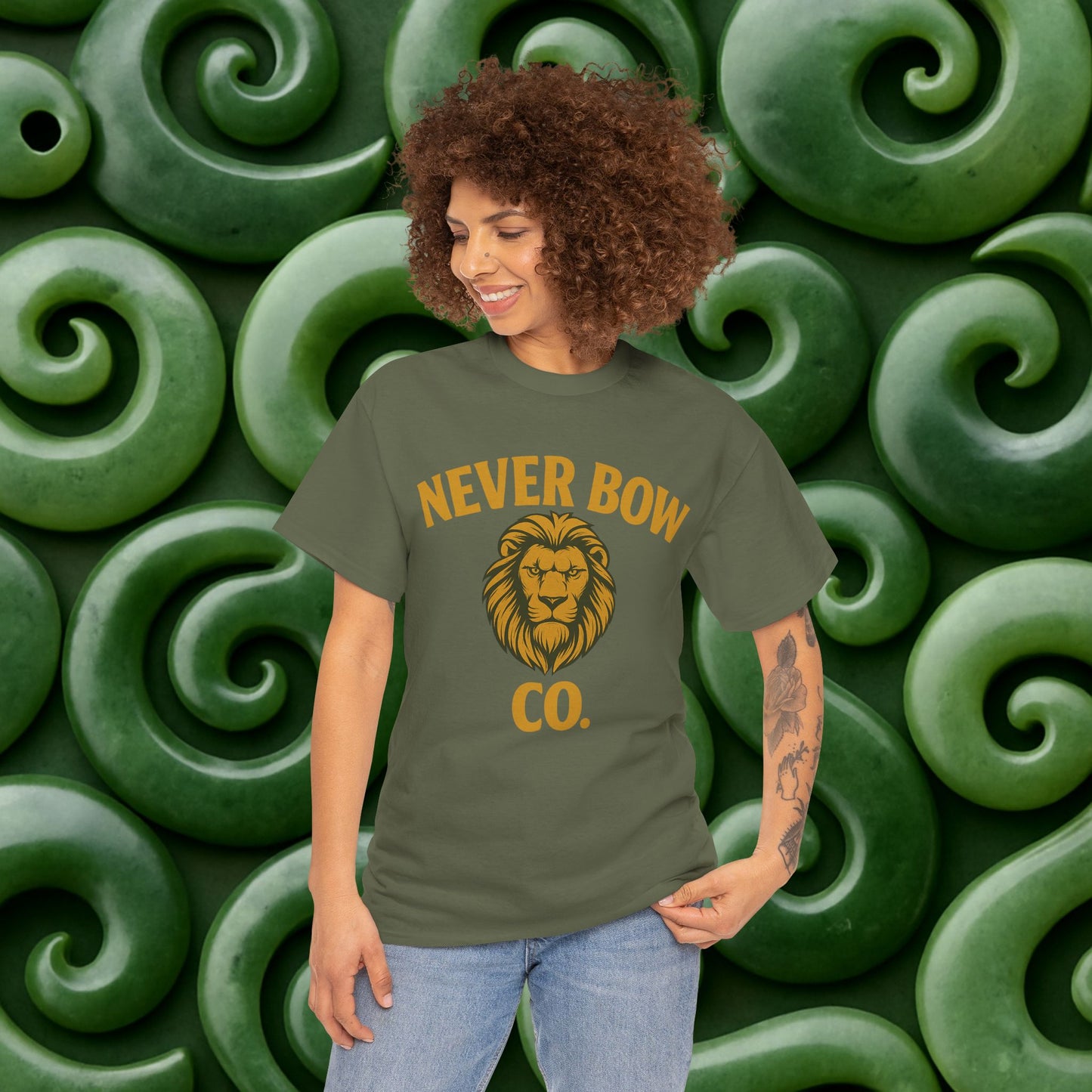 Never Bow Co. Heavy Tee – Murderers Beach | Built for warriors who rise from chaos, this premium cotton armour speaks truth and grit. Every stitch defies silence, every wear declares strength.