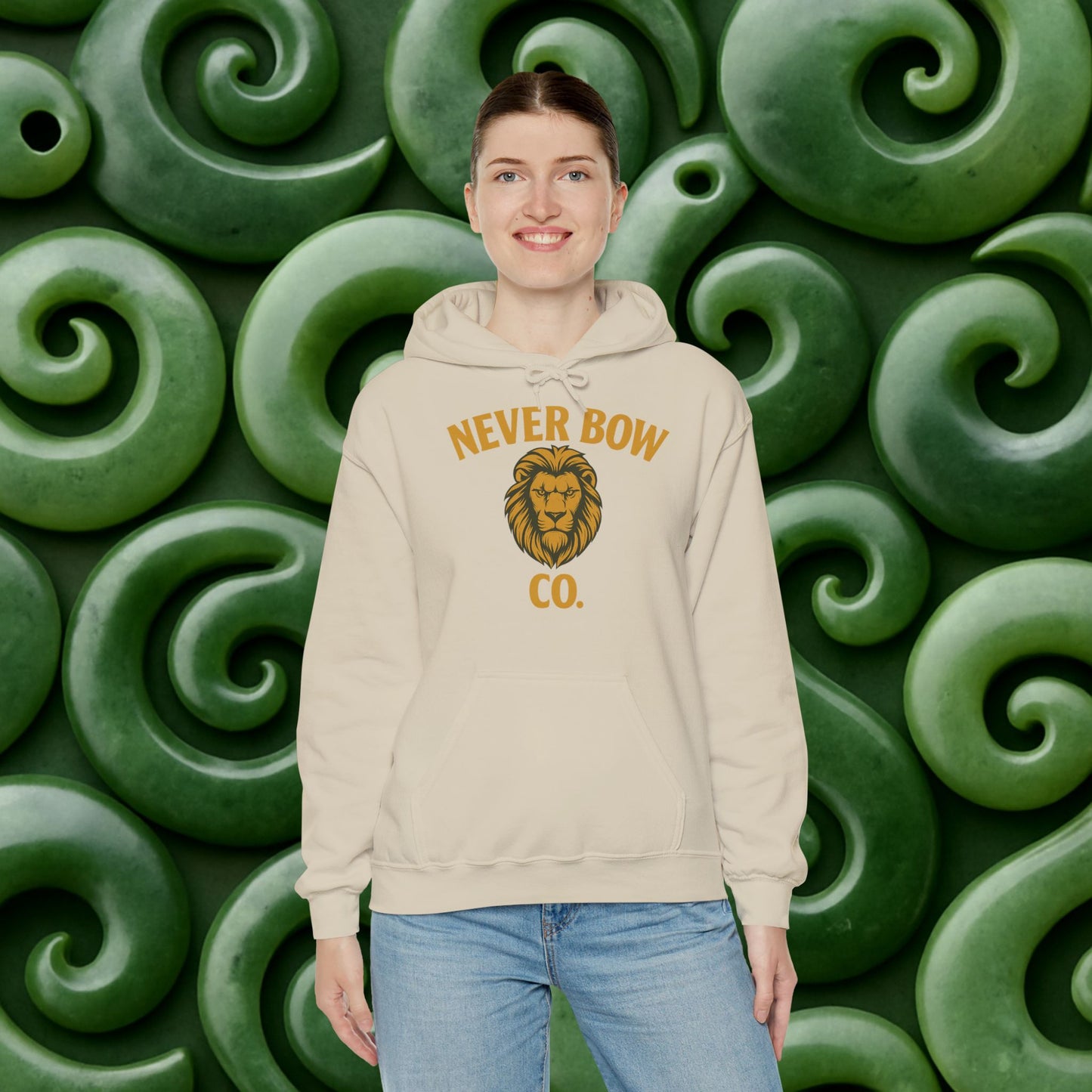 Never Bow Co “Love Is My Religion” Lion Crown Hoodie — Streetwear for Warriors Who Refuse to Break, Built for Comfort, Strength, and Soul, Carry Truth Fiercely, Love Boldly, and Never Bow Against the System.