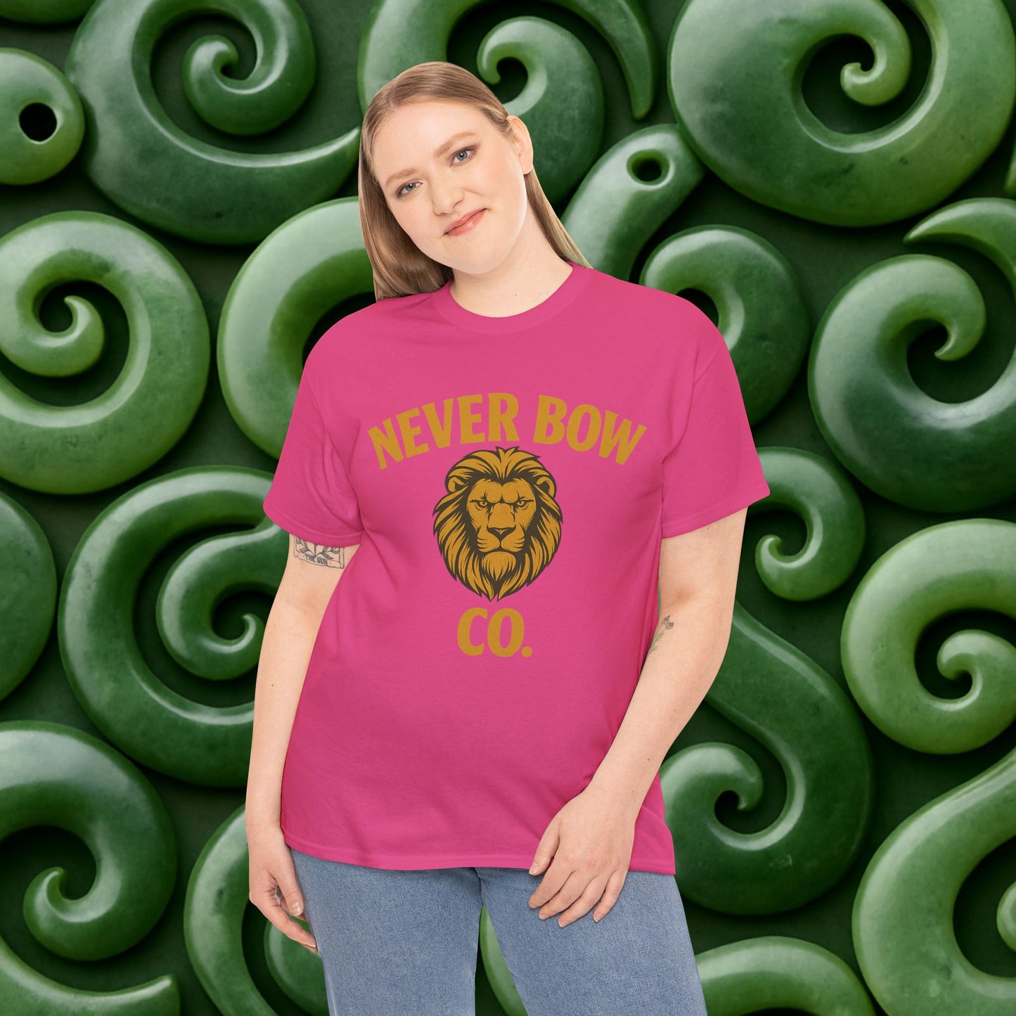 Never Bow Co. Heavy Tee – Murderers Beach | Built for warriors who rise from chaos, this premium cotton armour speaks truth and grit. Every stitch defies silence, every wear declares strength.