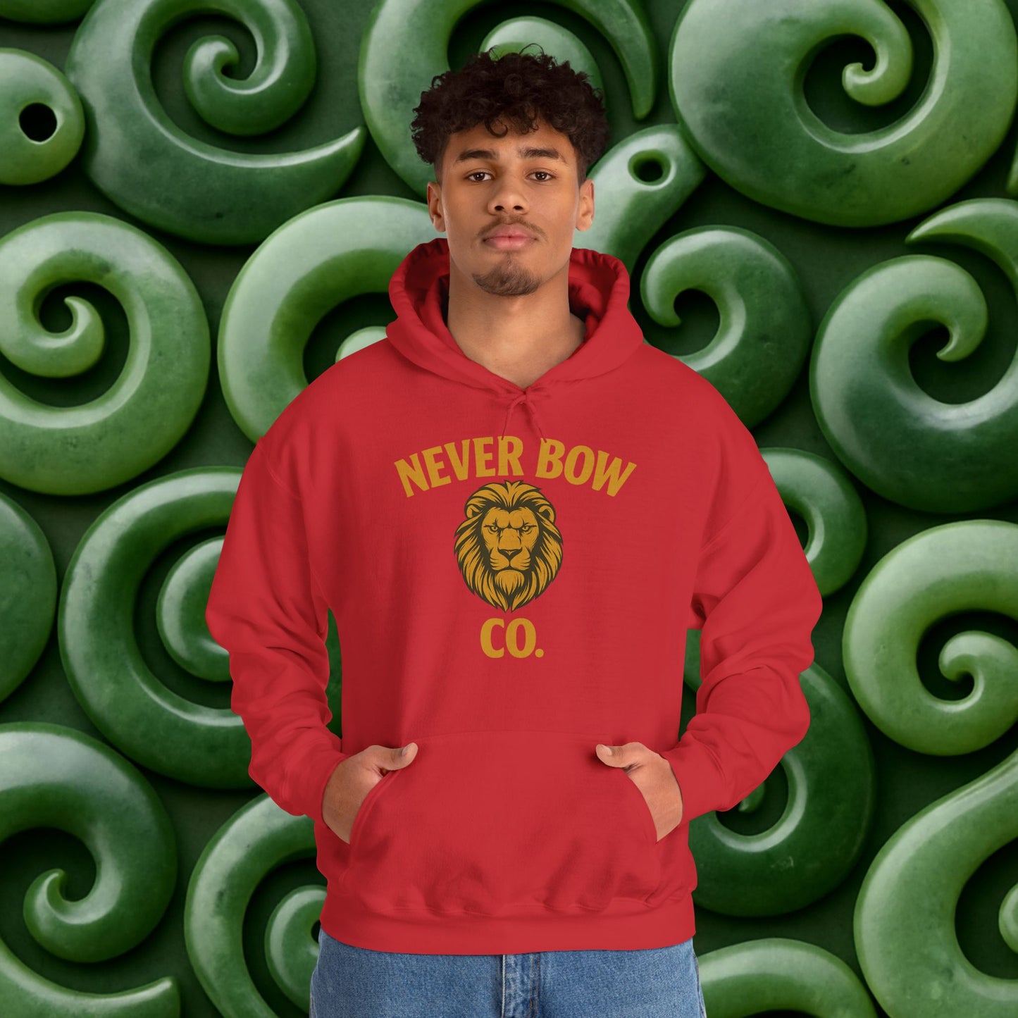 Never Bow Co “Love Is My Religion” Lion Crown Hoodie — Streetwear for Warriors Who Refuse to Break, Built for Comfort, Strength, and Soul, Carry Truth Fiercely, Love Boldly, and Never Bow Against the System.