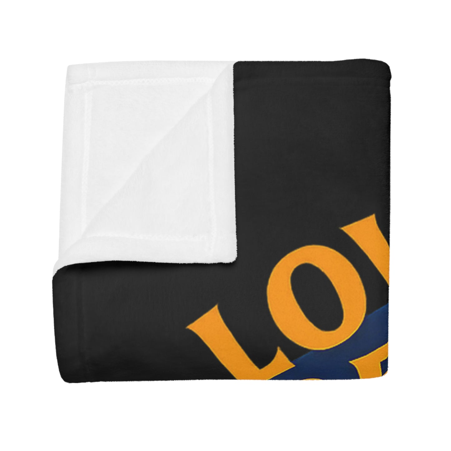 Never Bow Co. "Love Is My Religion" - Spiritual Love Plush Fleece Blanket, Cozy Home Decor, Gift for Animal Lovers, Meditation Blanket, Inspirational Throw