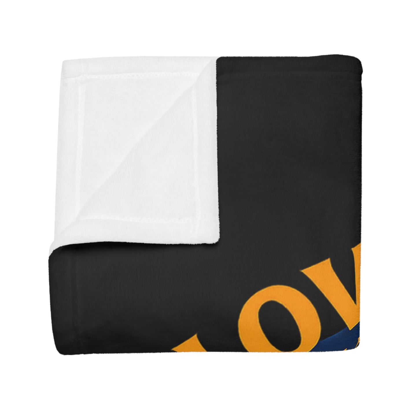 Never Bow Co. "Love Is My Religion" - Spiritual Love Plush Fleece Blanket, Cozy Home Decor, Gift for Animal Lovers, Meditation Blanket, Inspirational Throw